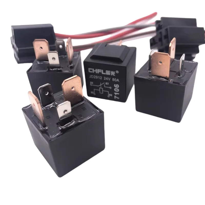 12V 24V 4-pin 5-pin wide pin relay