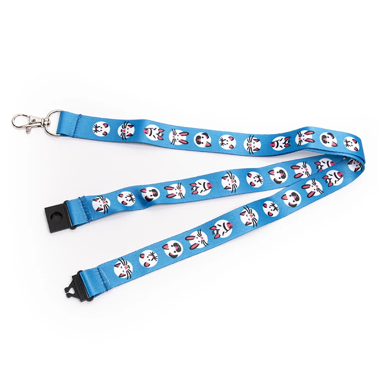 High Quality Sublimation Print Custom Lanyard with Logo