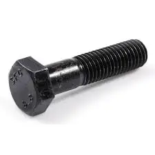HBLJ Half Screw Black Oxide Din 931 8 Grade Nut Threaded 12 Head Bolts Astm 933 Perno Hexagonal Unf Thread Unf Hex Bolts