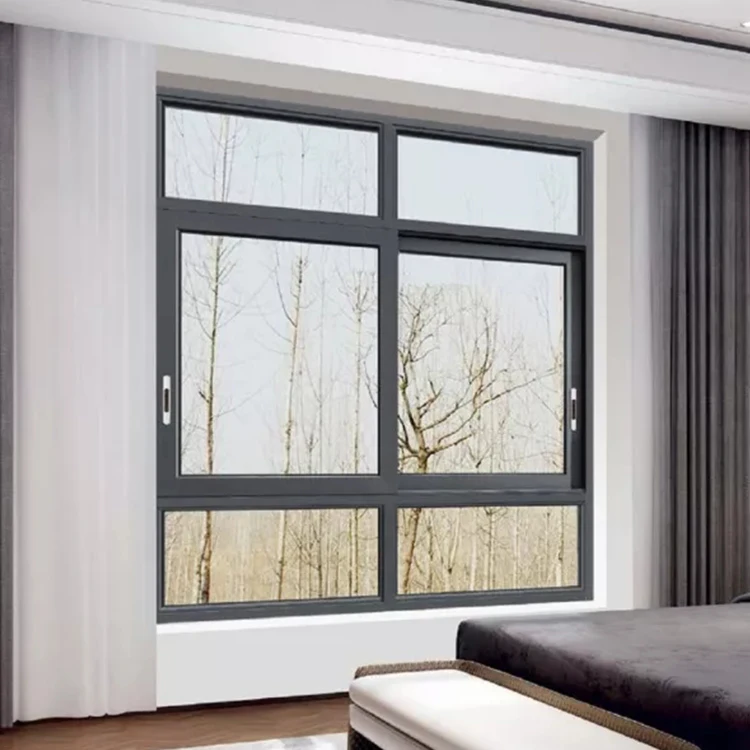 Selling Well All Over The World Window Muskieten Bronze Color Sliding Windows For Ghana