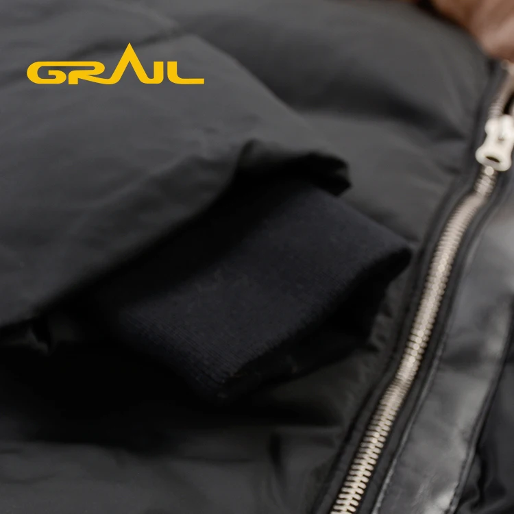 European style long fur collar warm winter goose ladies down coat parka jacket