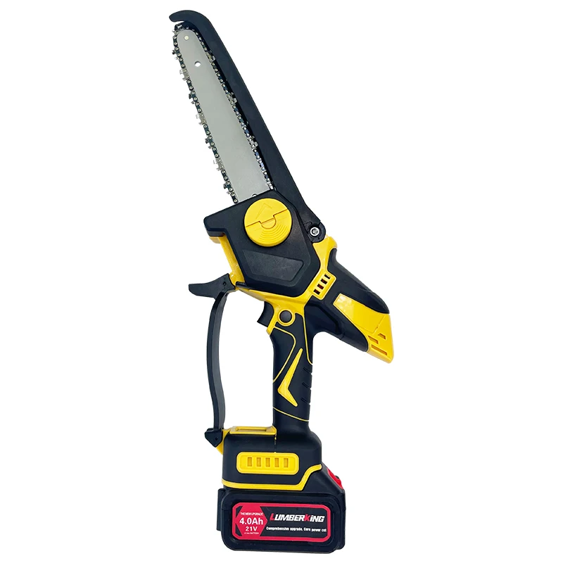 Long Pole Brushless Portable Battery Powered Handheld Chainsaw 8 Inch Mini Chain Saw Cordless