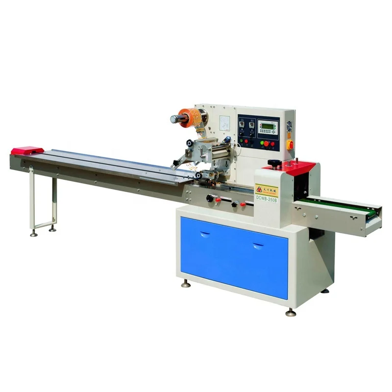 DCWB-320B horizontal packing chocolate flow wrapping machine,flow wrapper chocolate bar