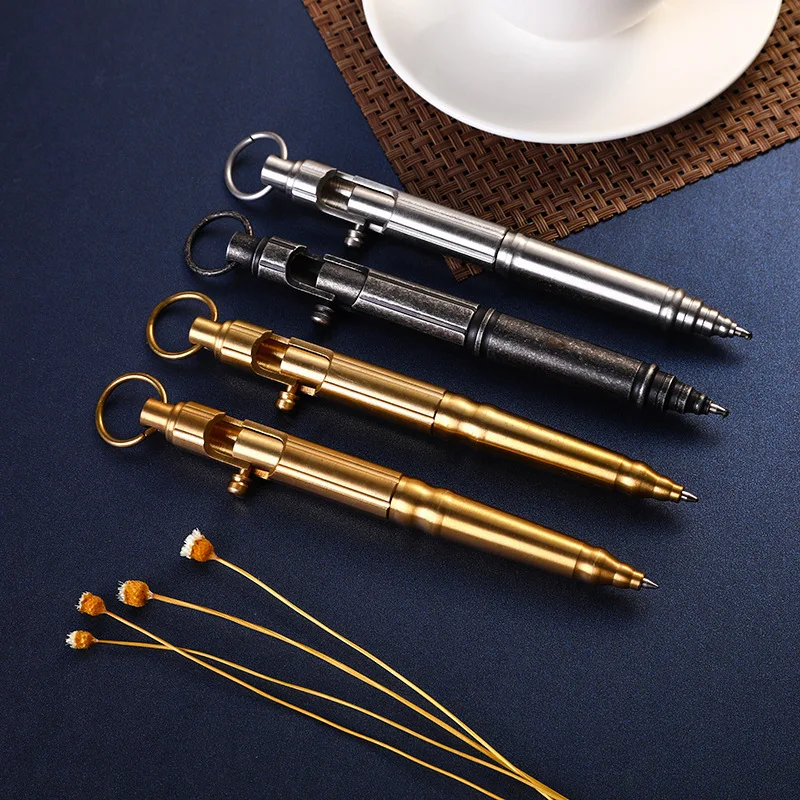 Creative New Bolt Action Tactical Pen Metal Luxury bolt action pen For Business Gift
