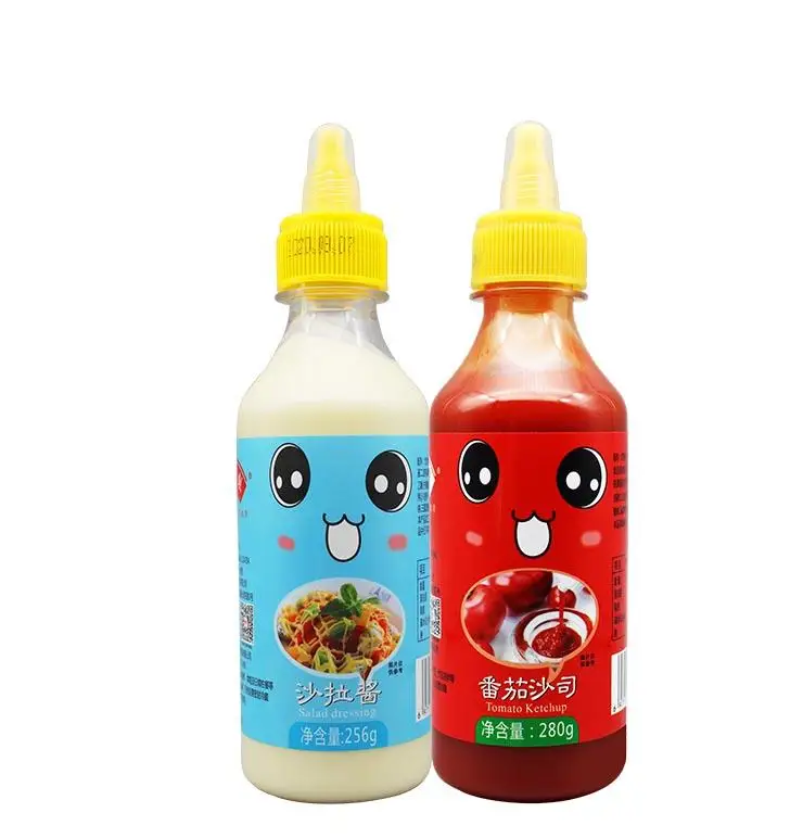 Sweet Salad Dressing 256g *20 Bottles Bread Cake With Salad Dressing Sweet And Delicious Fat Reduction Meal Vegetable Salad