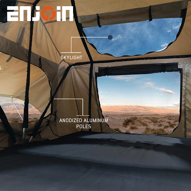 ENJOIN China Supplier Manufacturer Outdoor Used Soft Shell Roof Tent Car