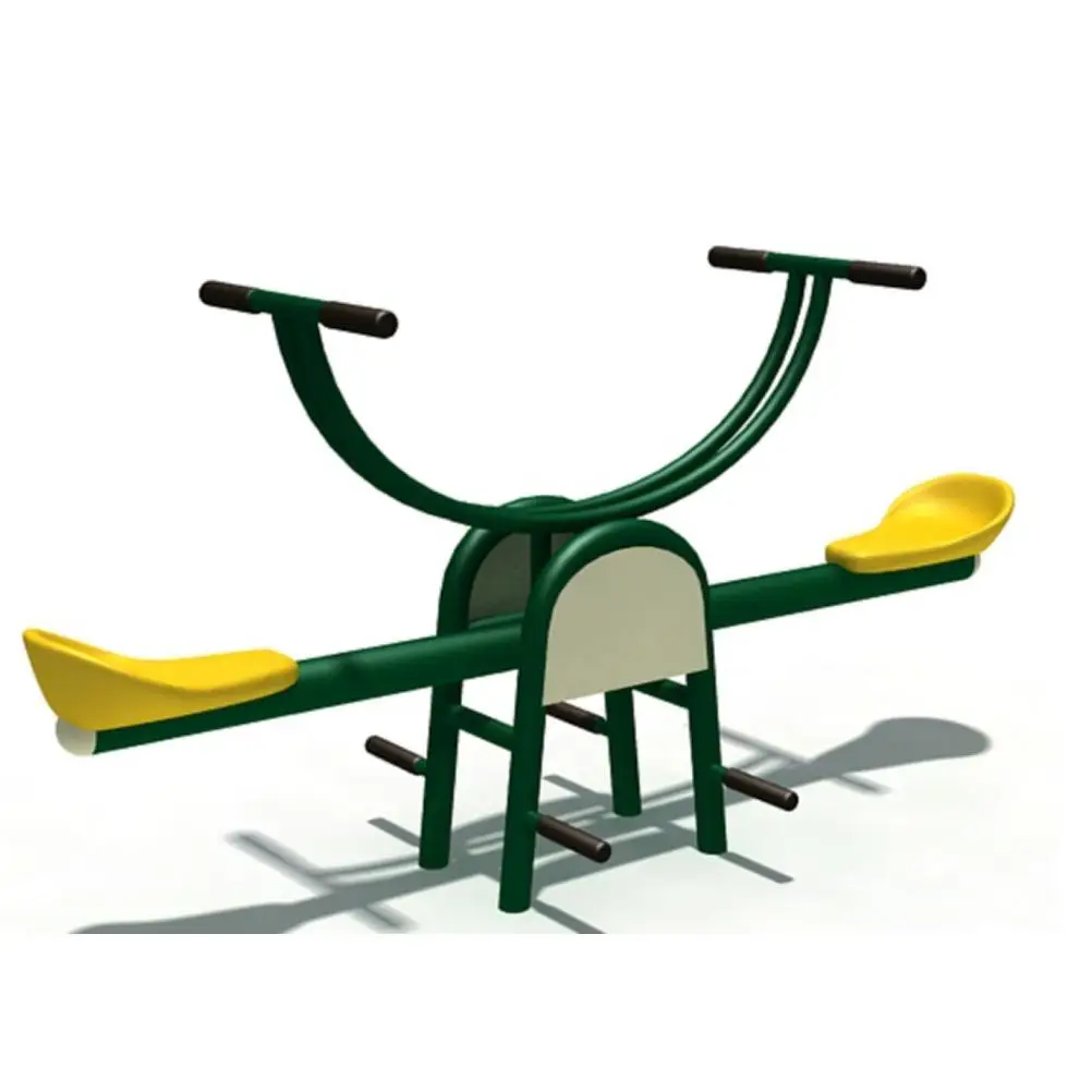 Made In China New National Standard Gym Amusement Park Rides Plastic Park Seesaw For Kids