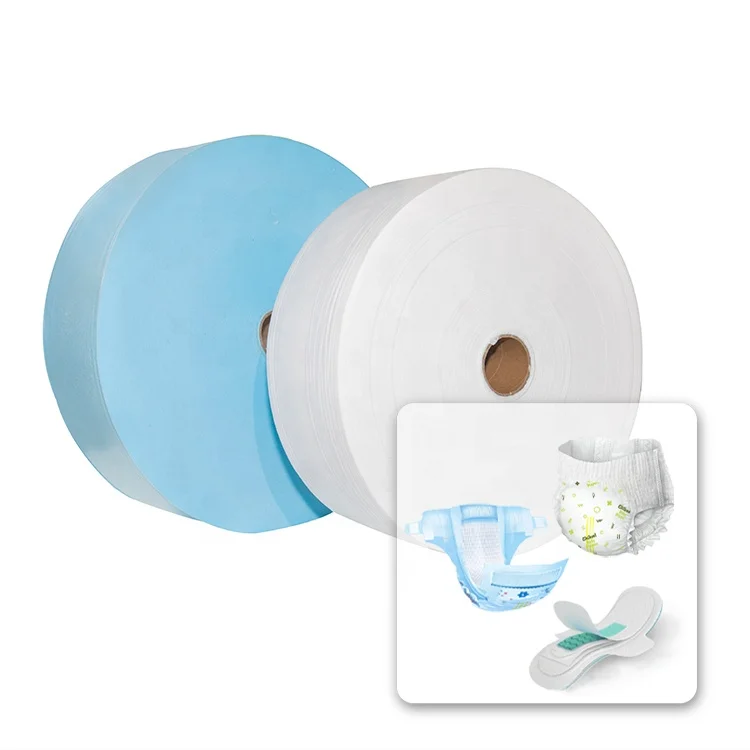 WINGS Wholesale Telas no Tejidas Sanitary Napkin Non Woven Diaper Raw Material Nonwoven Fabric