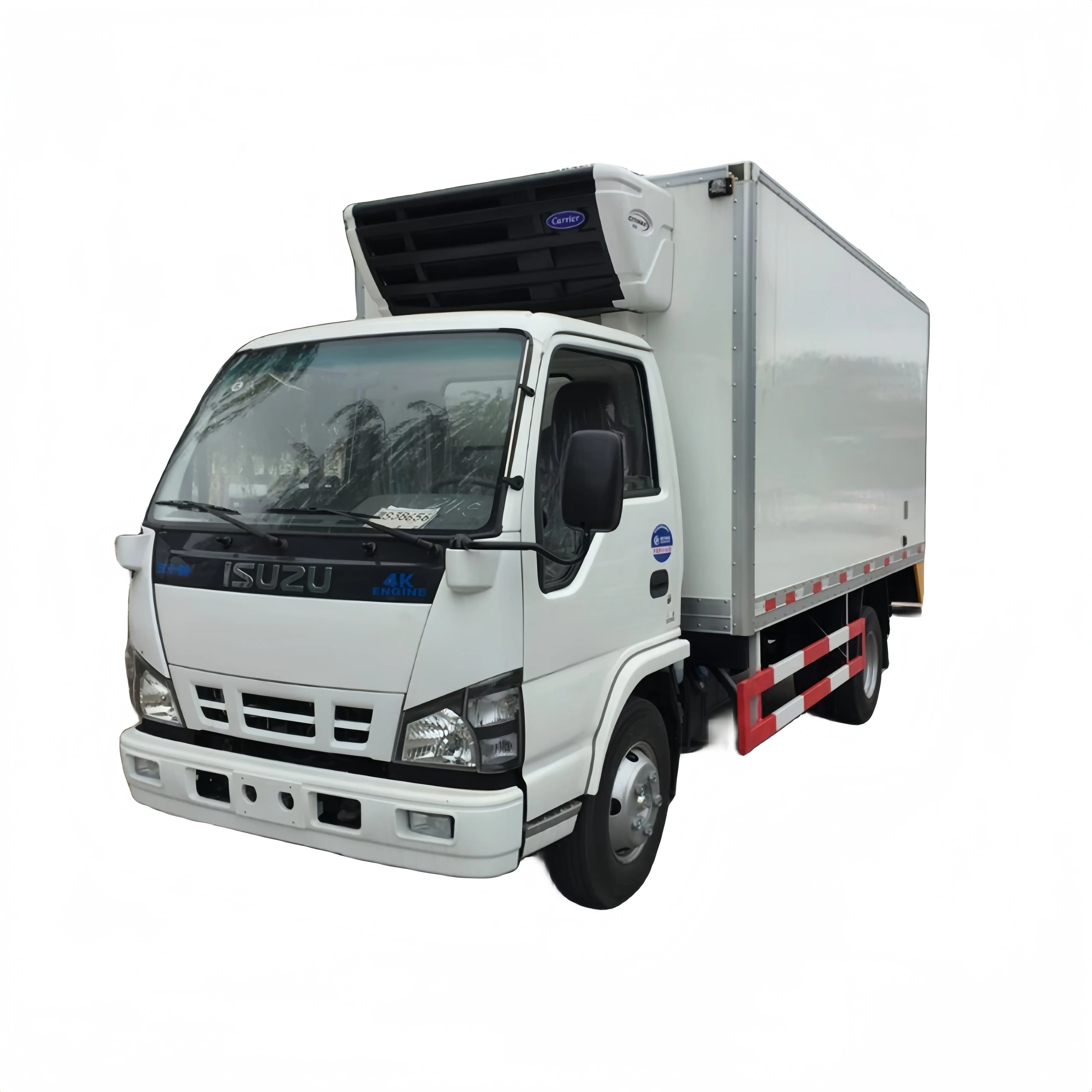 Used ISUZU 600p chassis+ new 5T Freezer truck with Cheap Price