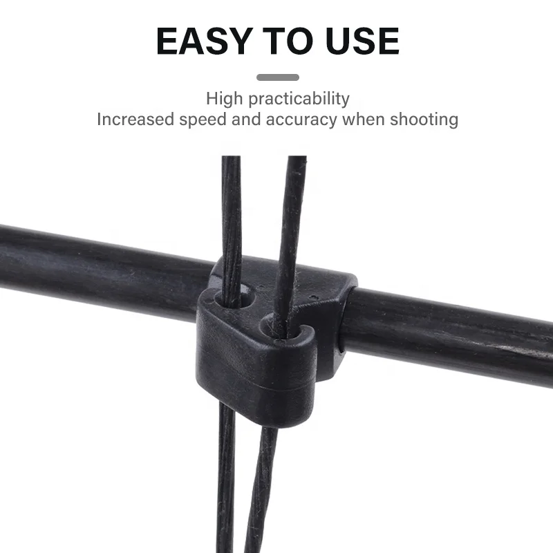 SPG Archery Bowstring Separator Compound Bow String Distributor Plastic Cable Slide Outdoor Hunting Adjustable Accessories