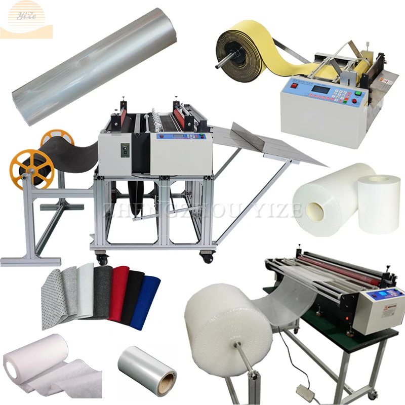 auto computer VINYL aluminium paper label eva foam film roll to sheet cutter non woven fabric pvc roll to sheet cutting machine