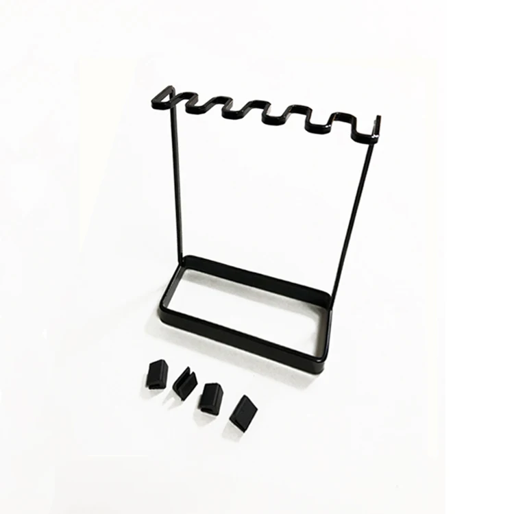 
Iron metal black and white color toothbrush holder bathroom accessories standing type 