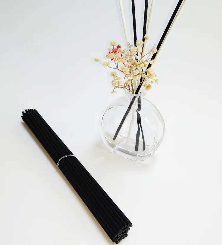 Air Freshener Black Fiber Reeds Aroma Fiber Polyester Reed Diffuser Sticks