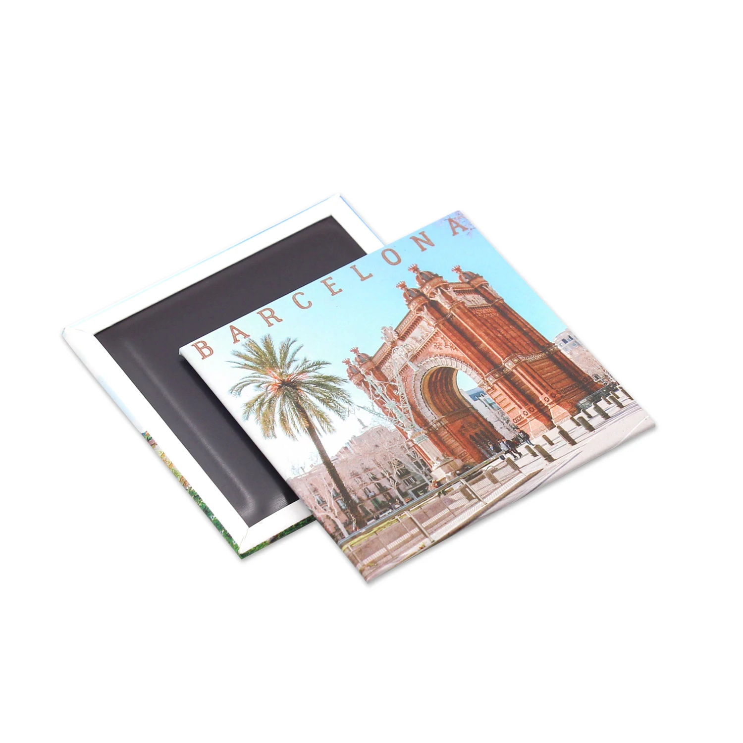 Die Cut Souvenir Fridge Magnets From Around The World  Custom Wholesale 63.5 Square Magnet Supplies