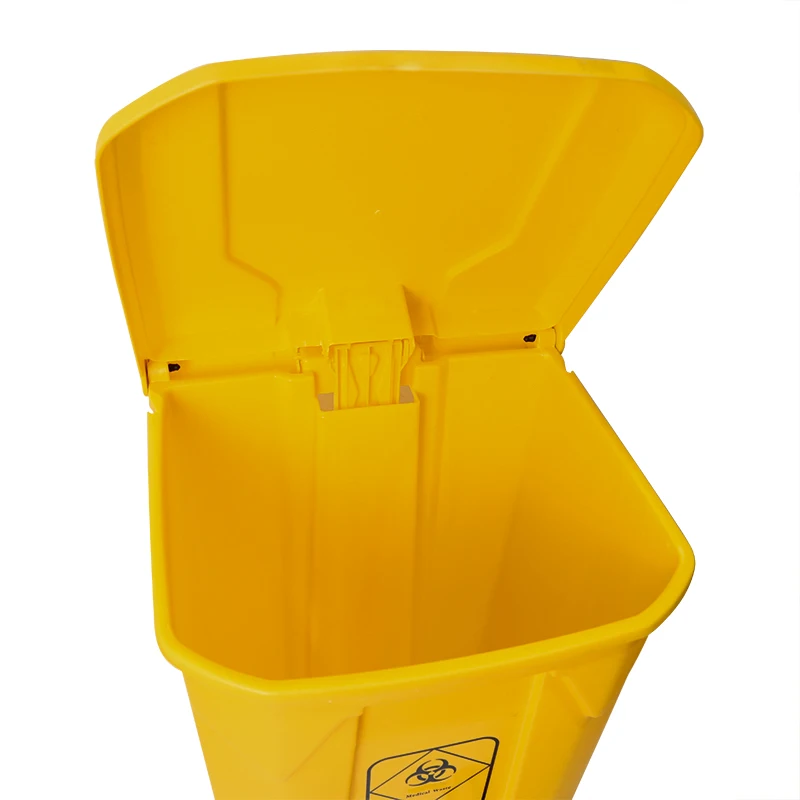 bio medical waste bins 30l 50l 80l 100l garbage plastic trash can dustbin
