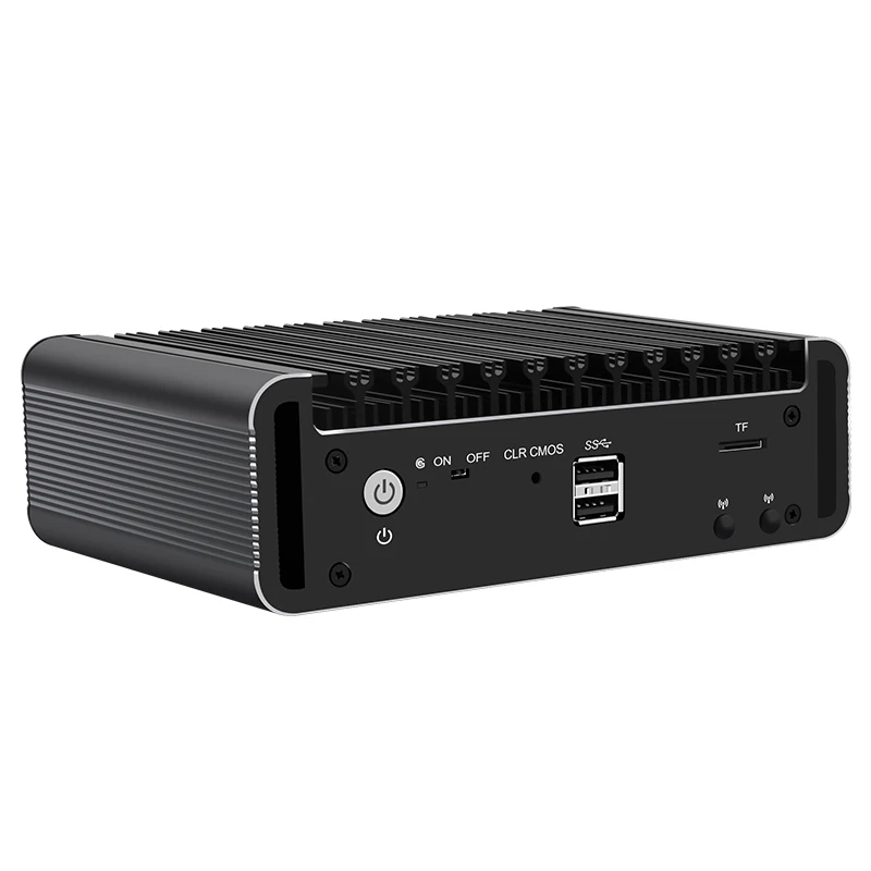 12th Gen In-tel Firewall Mini PC Alder Lake i3 N305 8 Core N200 N100 DDR5 4800MHz 4xi226-V Proxmox Host 2.5G Fanless Soft Router