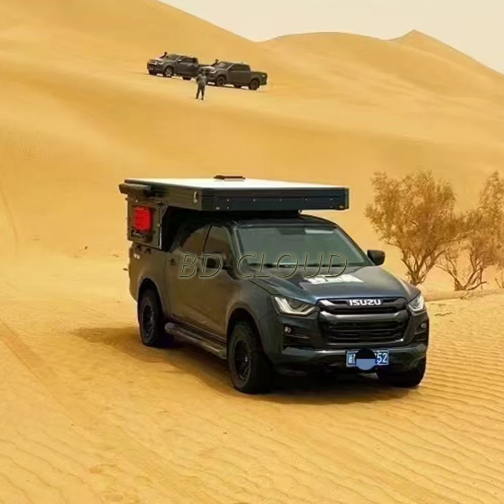 BD CLOUD Off Road Pop up Slide in Pickup Truck Camper for Ford Raptor Ranger Toyota Hilux Tacoma Dodge Ram