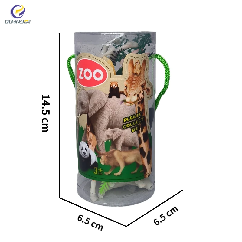 2024 New Hot Selling Mini Static Animal Model Wildlife  Plastic Animal World Educational Toys  For Children Over 3 Years Old