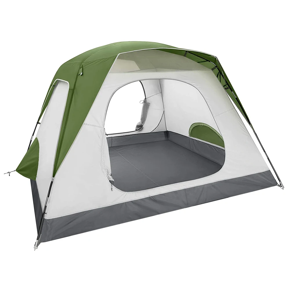 Factory price Four Season Waterproof Windproof Person Family Double Layer folding Outdoor Camping Tent