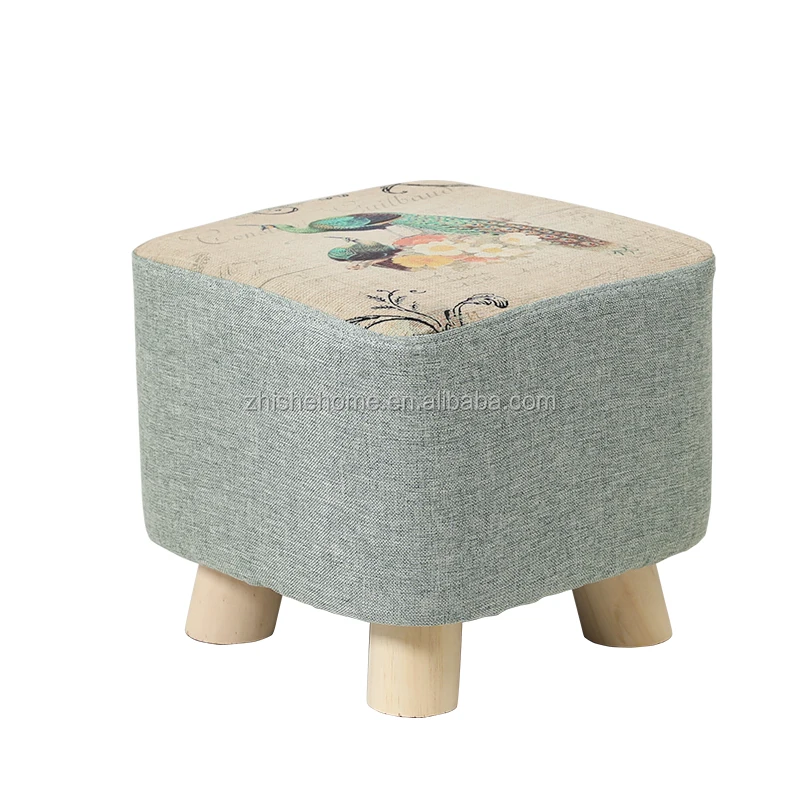 Cloth Round Animal Living Bedroom Room taboret Kids Footrest Stool Shoe Bench ottoman