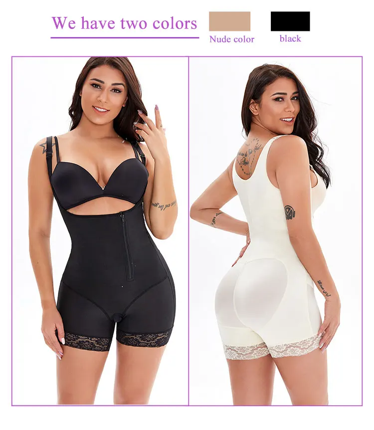 Langqin Women Body Shaper Slimming Waist Trainer Cincher Tummy Control Bodysuit tummy control shapewear