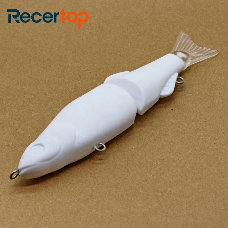 Unpainted 50kg High Pull Tension 7 inch Big Fishing Swim Glide Bait