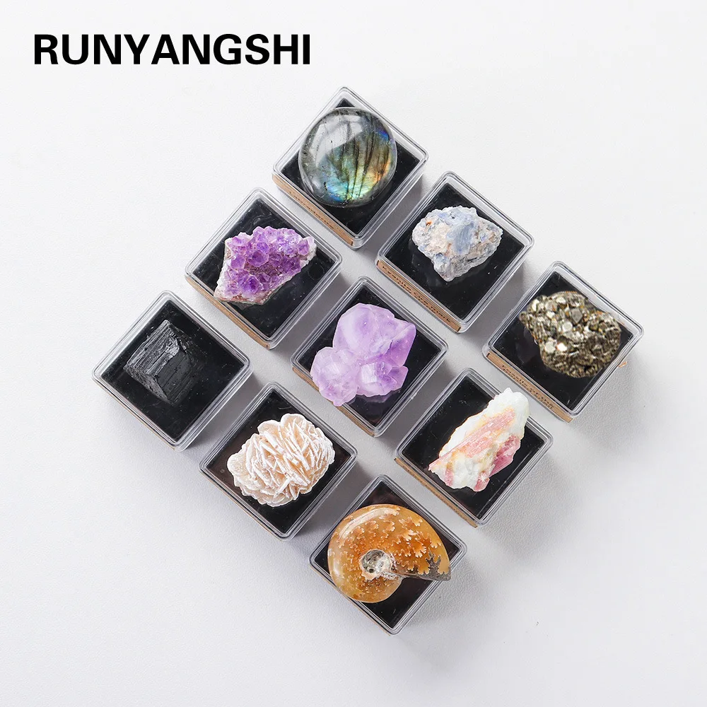 Natural Stone Crystal Gemstone Chakras Healing Stone Set