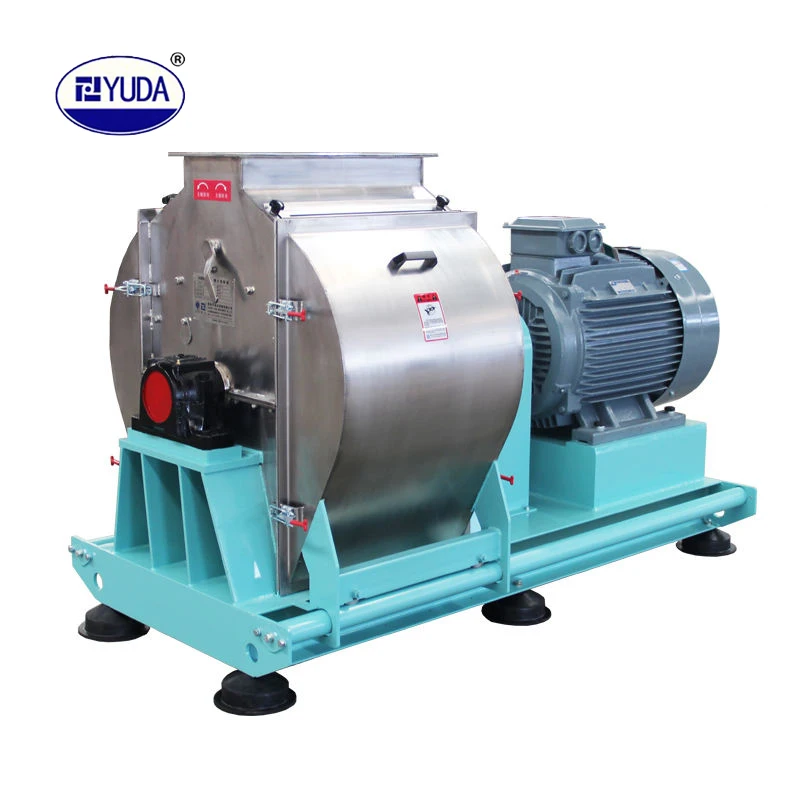 YUDA CE Corn Flour Hammer Mill Machinery Equipment/ Feed Hammer Mill for Livestock, Poultry Feed Plant