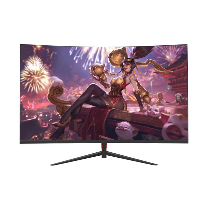 Direct selling 27 inch PC monitor  curved gaming monitor fhd 144hz monitor