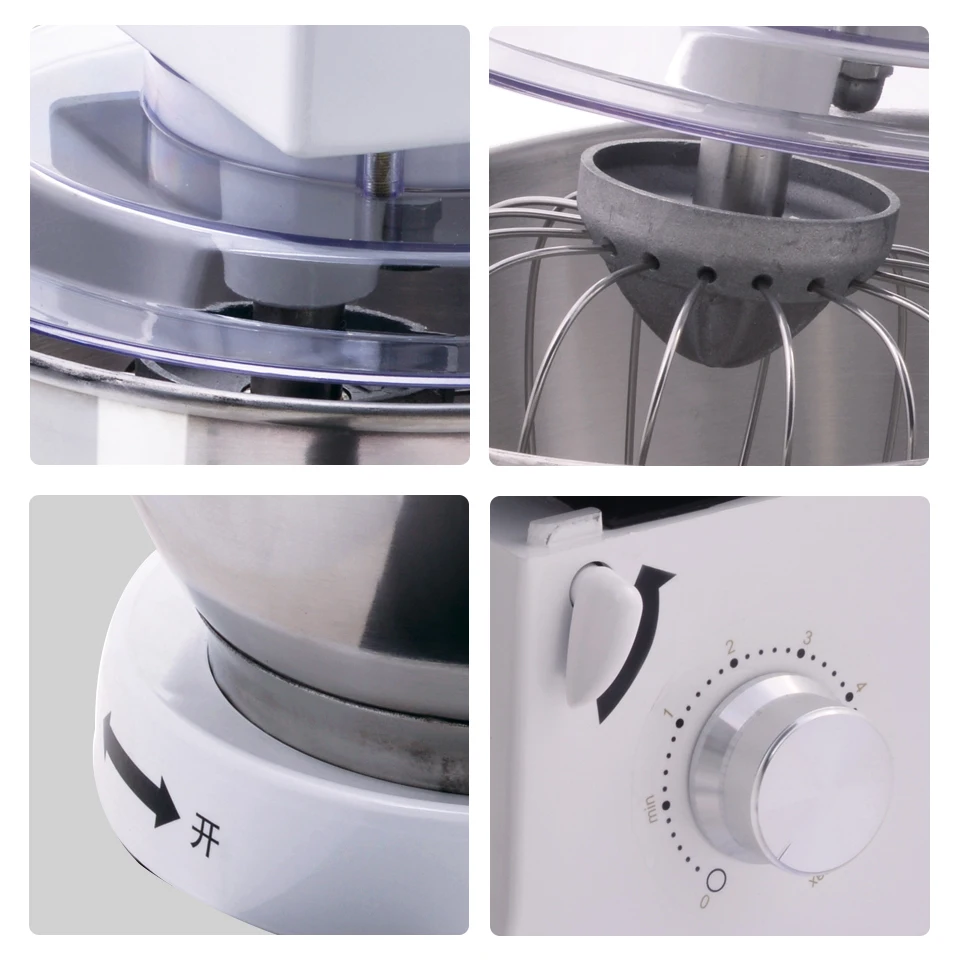 7l Electric Egg Beater And Stand Mixer Machine Kitchen Machine Mixer Bread Cake Mixer Machine