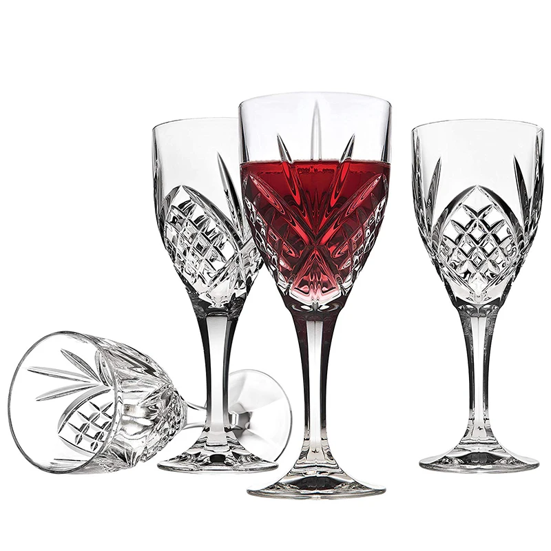 
Wholesale Customize 240ml Lead Free Crystal Red Wine Goblet Glass,Dublin Crystal Glass Goblets Clear 