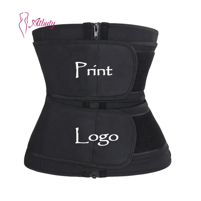 ATBUTY Neoprene Waist Trainer with Double Adjusted Straps Double Belt