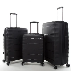 Высококачественный поставщик чемоданов из полипропилена для ручной клади, 3 предмета, чемодан для путешествий