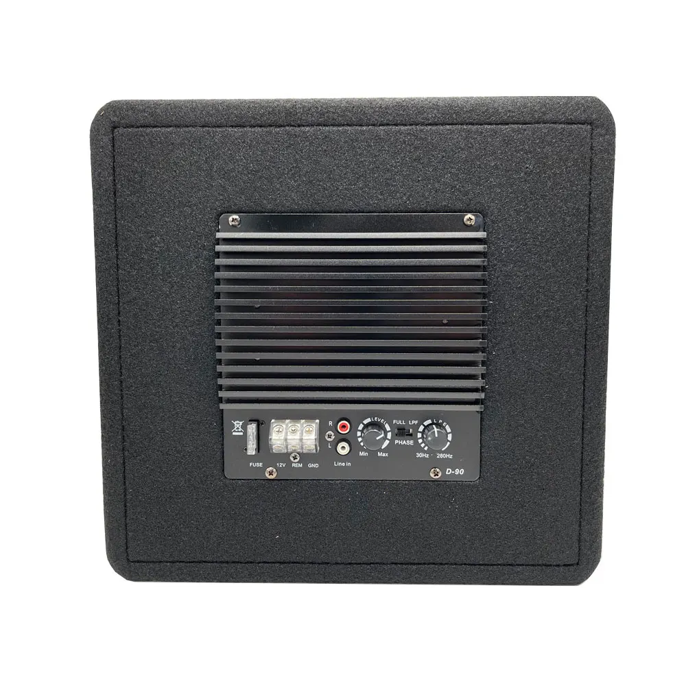 Factory hot sale Good quality High power car subwoofer with box and amplifier Car Active subwoofer