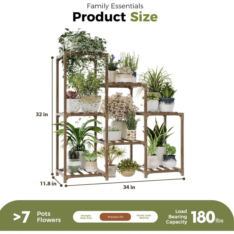Wholesale Bamboo Plant Holder Stand Outdoor Plant Stands for Indoor Plants