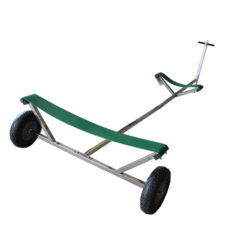 Lightweight Folding Small Hand Pull/Car Pull Inflatable Boat Trailers