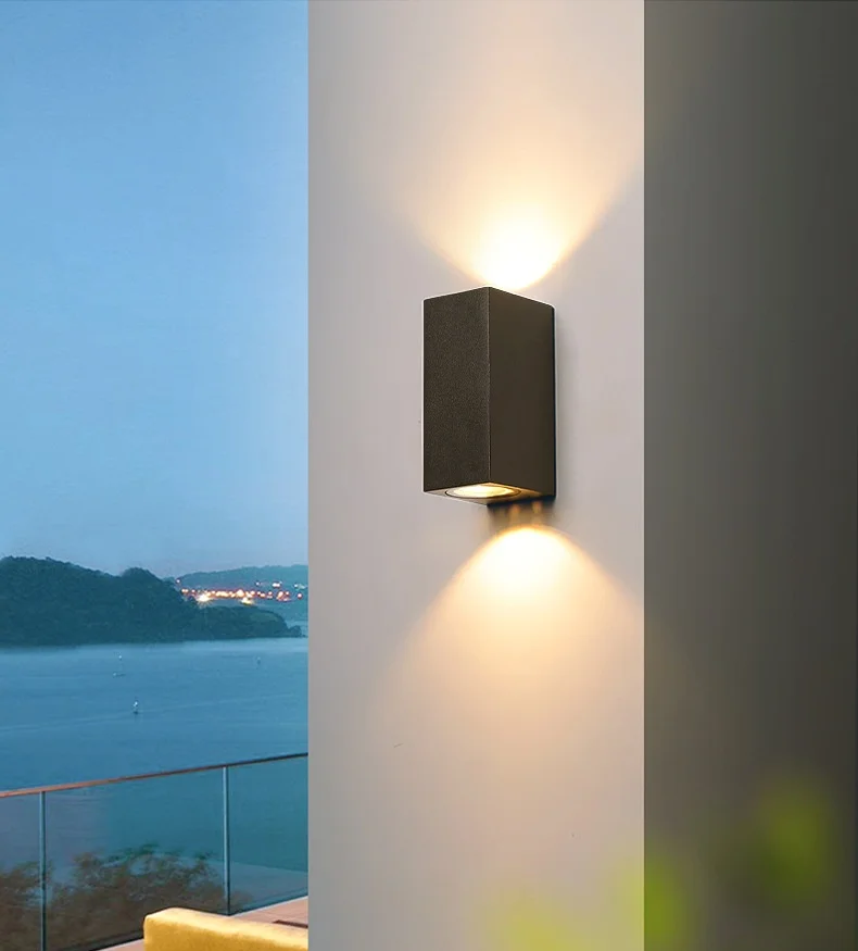 2x3W Double Head COB LED Wall Light Hanging Lamp 110V 220V Nordic Luminaire IP65 Outdoor Home House Living Room Bracket Lights