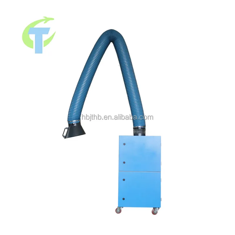 Large air intake and low noise welding fume collector industrial fume extractor