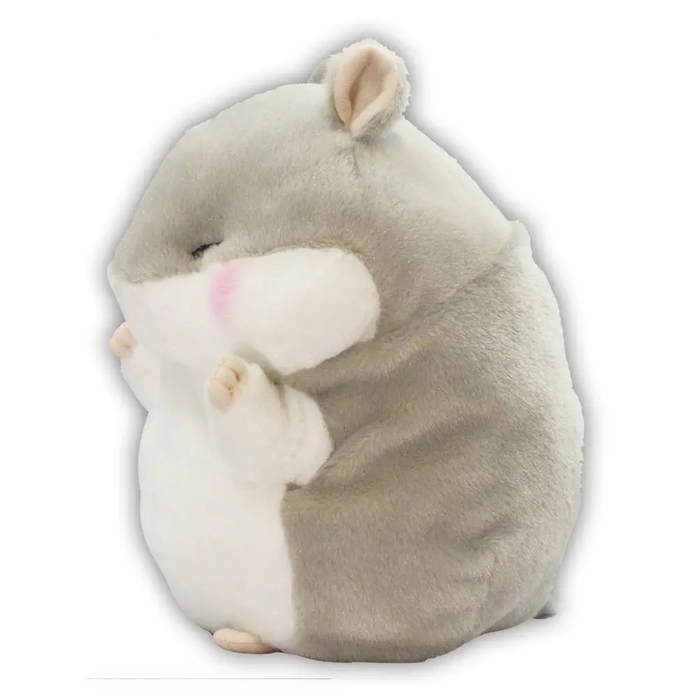 M-140 Fluffy Stuffed Plush Hamster Hand Puppet Toys for Children Role Play Story Telling Children Plush Toys Hamster