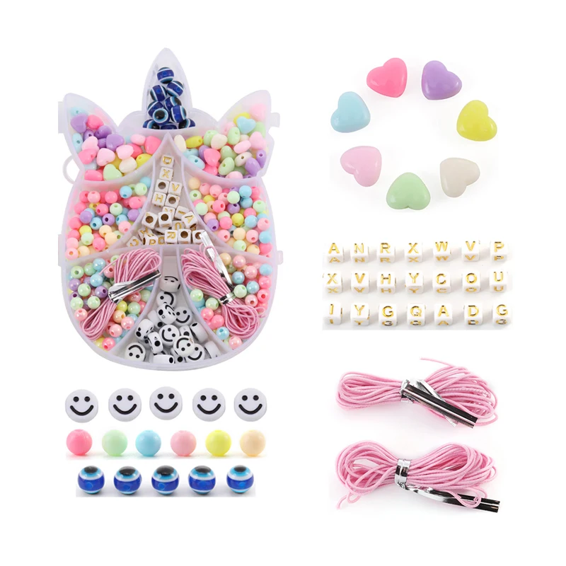 Wholesale DIY Glass Seed Beads Colorful Alphabet Letter Beads DIY Set Kit for Bracelet Jewelry Making