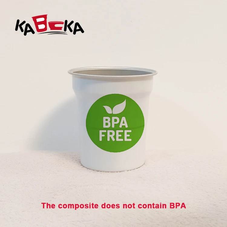 Customized Logo Ball Aluminum Mug Disposable Aluminum Tumblers Cups