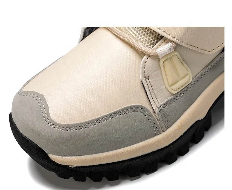 
dropshipping winter women snow boots anti slip faux fur linning dural straps anti cold lace up big size outdoor boot women shoes 