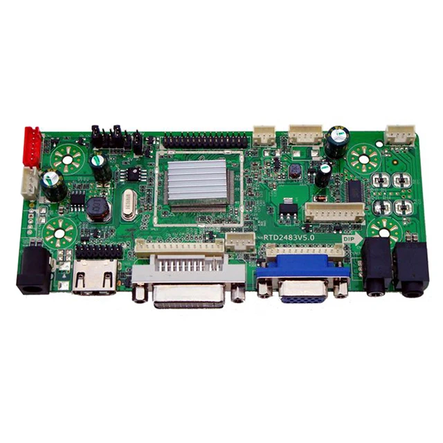  OEM плата ЖК-контроллера H-DMI/DVI/VGA на выход lvds 12 В/1 А Поддержка питания постоянного тока интерфейс
