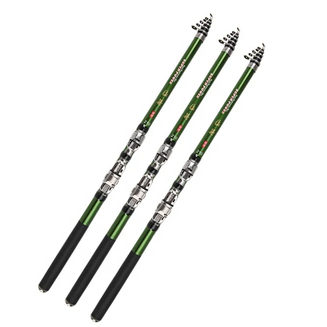 1.8m 2.1 m 2.4m 2.7m 3.0m Carp Deep Sea Fishing Rod Carbon Fiber Surf Rod Long Surfcasting Telescopic Fishing Rod Pole Tackle