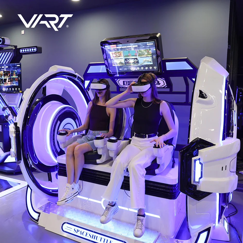 Commercial  9D VR Double Seats Egg Chair Virtual Reality Cinema/ Theater Simulator Game Machine with VR Headset