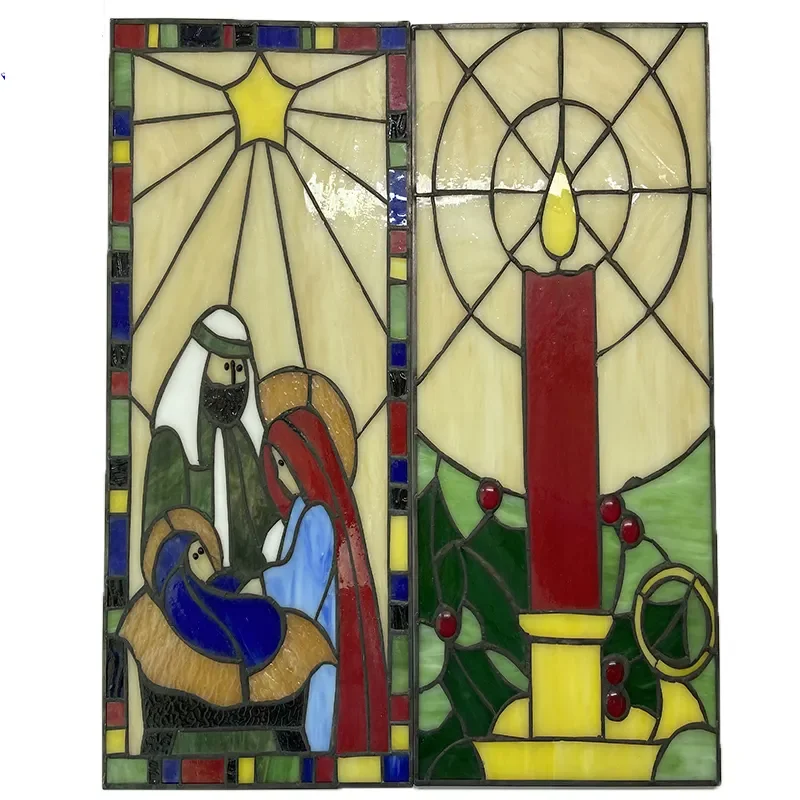 Пользовательские витражи радужное стекло пятно искусство для окна