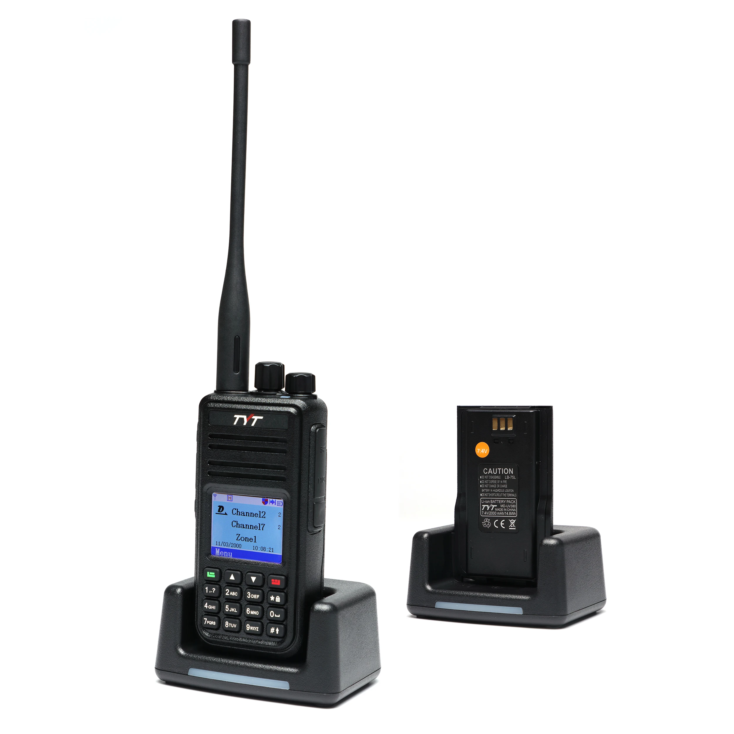 TYT MD-380 DMR Two Way Radio UHF 400-480MHz 5W Handheld Digital Walkie Talkie 5KM