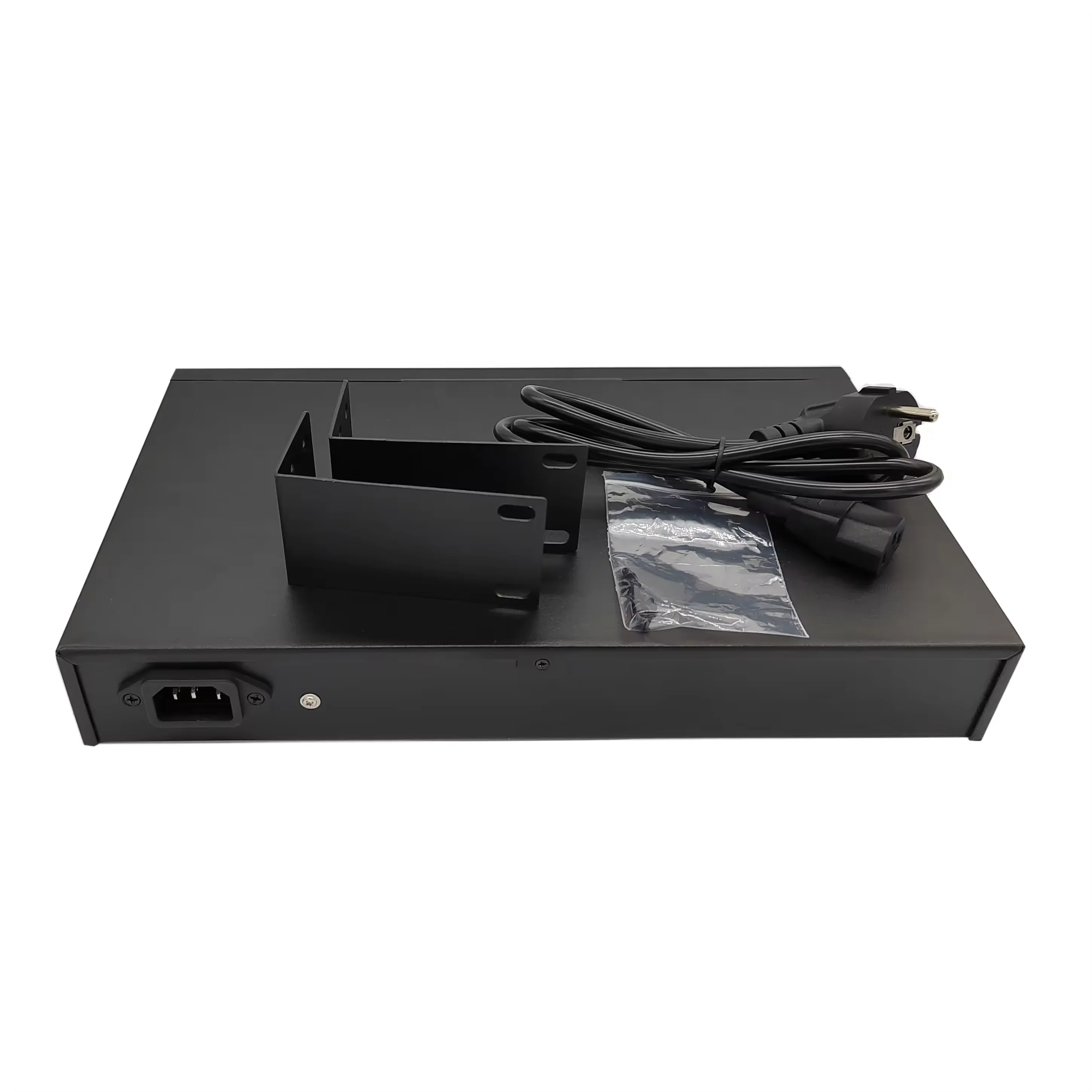 Manufacturer 24 ports PoE switch unmanaged 300W high power support VLAN default extend with 2 Gigabit uplink ports