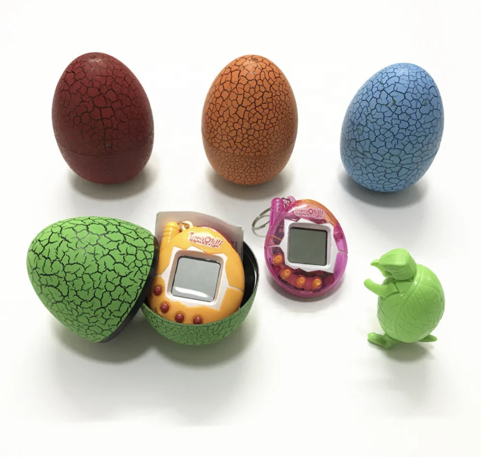 Electronic Pet Machine Crack Pattern Egg Growing Game Toy for Kids and Children
