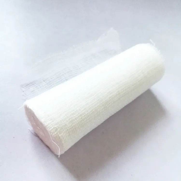 ISO CE Surgical Jumbo Absorbent Cotton Gauze Roll Wool Roll Absorbent White Polyester Roll